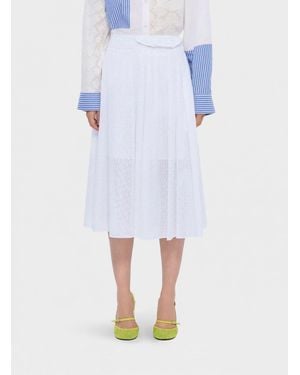 MSGM Falda Mujer - Azul