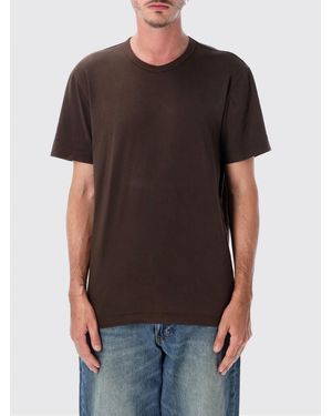 James Perse Kurzarm-T-Shirt Aus Baumwolle Mit Rundhalsausschnitt - Schwarz