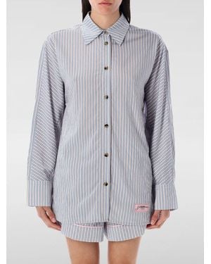 Ganni Hemdbluse Damen - Grau