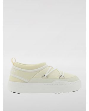Moon Boot Park Icon Round Toe Sneakers - Natural