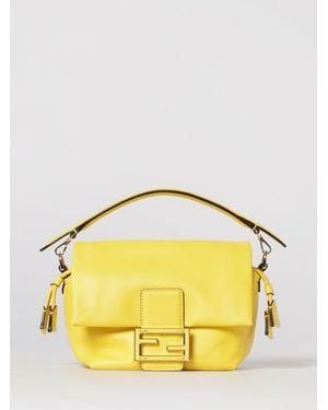 Fendi Mini Mamma Baguette Bag - Yellow