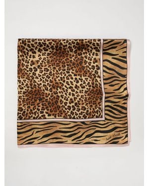 MC2 Saint Barth Quadratisches Seidentuch Mit Animal-Print - Mettallic