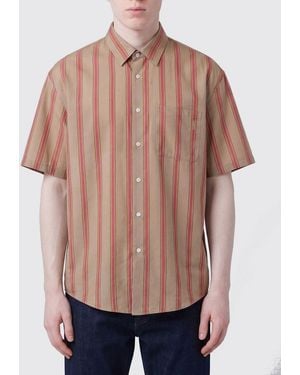 Saint Laurent Camisa De Rayas - Rosa