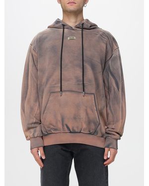 Gcds Felpa Con Cappuccio - Marrone