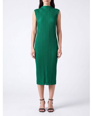 Pleats Please Issey Miyake Kleid Damen - Grün