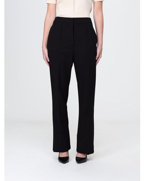 Patrizia Pepe Crêpe Slim Fit Trousers - Black