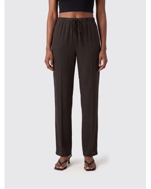 Semicouture Straight-Leg Pants - Black