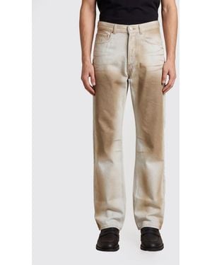 Magliano Flattone Mid-Rise Straight Fit Jeans - Natural