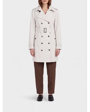 Save The Duck Sofi Double-Breasted Trench Coat - White