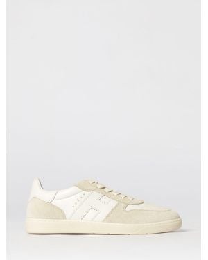 Hogan Cool Leather Trainers - Natural