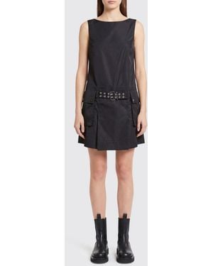 Ganni Recycled Fabric Cargo Dress - Black