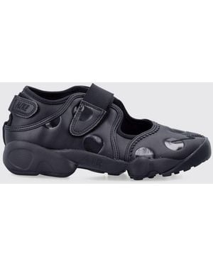 Nike Air Rift Polka Dot Print Sneakers With Cut-Out Tabi Toe Design - Blue
