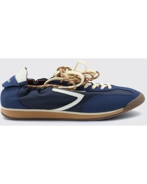 PURAAI Panther Low-Top-Sneaker Aus Veganem Leder Und Recyceltem Nylon - Blau