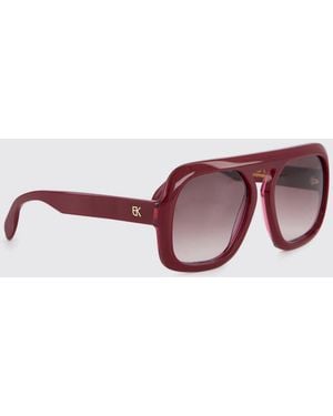 Emmanuelle Khanh 1997 Acetate Sunglasses - Pink