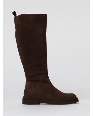 Paloma Barceló Flat Ankle Boots - Brown