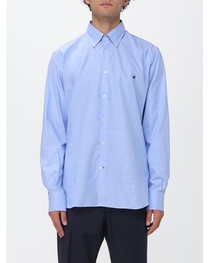 Brooksfield Lässiges Hemd Aus Oxford-Baumwolle Mit Button-Down-Kragen - Blau