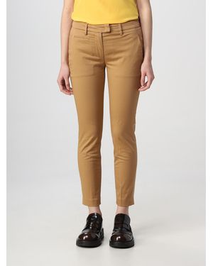 Dondup Cotton Trousers - Natural