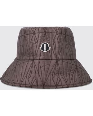 Moncler Quilted Nylon Bucket Hat - Brown