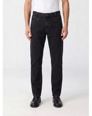 Closed Vaqueros Tapered X-Lent De En Denim De Algodón Con Cinco Bolsillos - Negro
