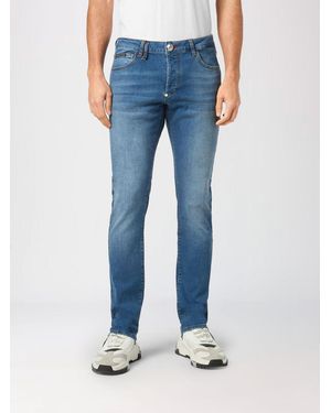 Philipp Plein Slim Fit Skinny Jeans - Blue