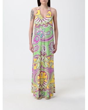 Maliparmi Jersey Dress With Lotus Print - White