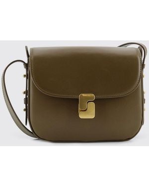 Soeur Bellissima Mini Leather Bag - Green