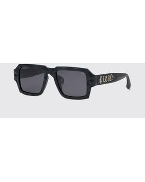 Philipp Plein Matrix Acetate Sunglasses - Grey
