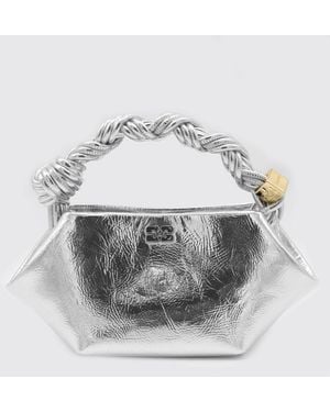Ganni Schultertasche Damen - Grau