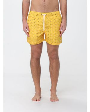 Brooksfield Bañador De Tejido Técnico Estampado - Amarillo