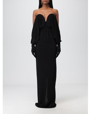 Saint Laurent Dress In Viscose - Black