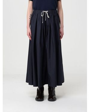 Max Mara Pineta Cotton Poplin Skirt - Blue