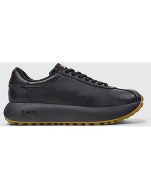 Camper Pelotas Athens Leather Trainers - Black