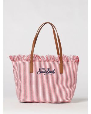 MC2 Saint Barth Cotton Bag With Embroidered Logo - Pink