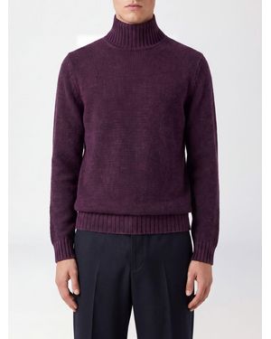 Avant Toi Rollkragenpullover Aus Merinowolle Und Kaschmir - Lila