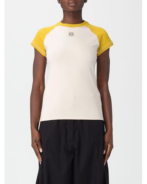 Loewe Stretch Cotton And Viscose Jersey T-Shirt - Natural