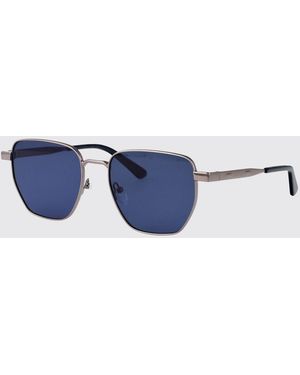 Calvin Klein Ck25100S Sonnenbrille Aus Metall - Blau