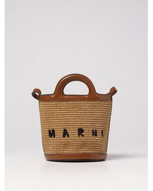 Marni Schultertasche Damen - Braun