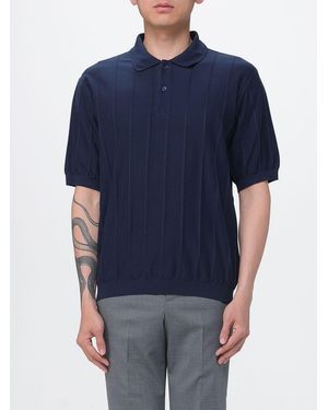Paul & Shark Paul &Amp Shark Cotton Knit Polo Shirt - Blue