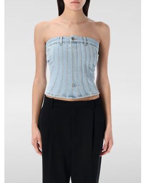 Mugler Top Femme - Bleu