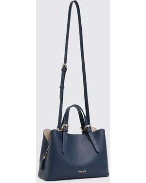 Twinset Bolso De Piel Sintética Granulada - Azul