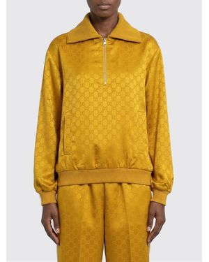 Gucci Gg Viscose Blend Sweatshirt - Yellow
