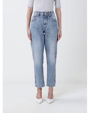 Brunello Cucinelli Jeans Regular Fit De Denim - Azul
