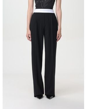 Alexander Wang Pleat-Front Pants - Black
