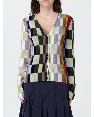 Paul Smith Mehrfarbiger Baumwoll-Cardigan - Blau