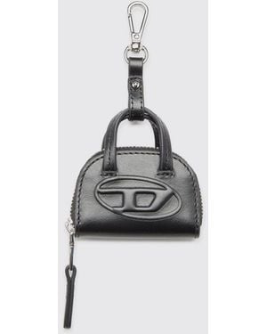DIESEL 1Dr Dome Leather Charm - White