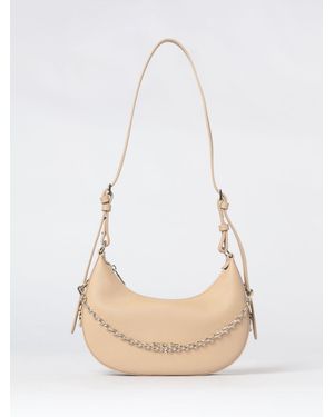 Patrizia Pepe Grained Leather Bag - White