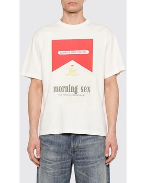 Carne Bollente Printed Organic Cotton T-Shirt - White