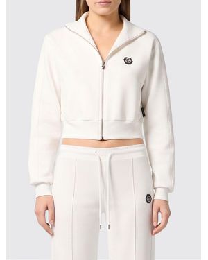 Philipp Plein Cotton Hoodie - White