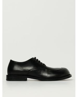 Moschino Leather Derby Shoes - Black