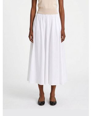 Patou Cotton Skirt - White